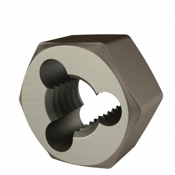 Hex Rethreading Die: 3/8-16, Right Hand,