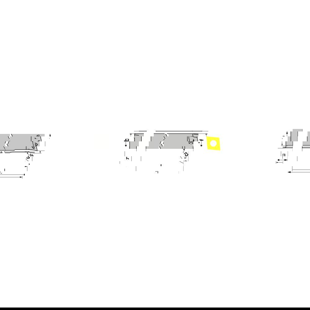 Indexable Turning Toolholders; Toolholder Style: SCLCL ; Lead Angle: 95.000 ; Insert Holding Method: Screw ; Shank Width (mm): 8.00 ; Shank Height (mm): 8.00 ; Overall Length (mm): 100.0000