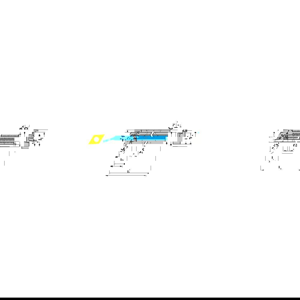 Indexable Turning Toolholders; Toolholder Style: SDJNR ; Lead Angle: 93.000 ; Insert Holding Method: Lever ; Shank Width (mm): 12.00 ; Shank Height (mm): 10.00 ; Overall Length (mm): 100.0000