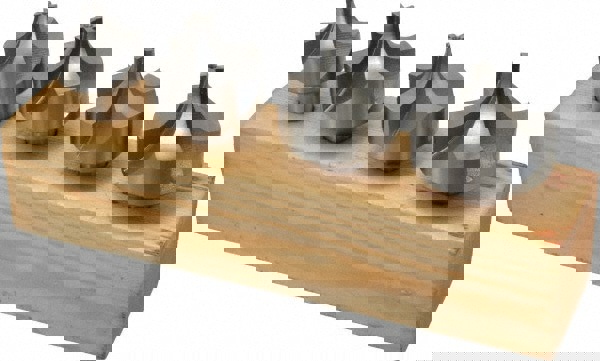 End Mill Set: 4 Flute, Corner Rounding End