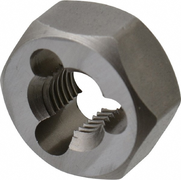 Hex Rethreading Die: 3/8-24, Right Hand,