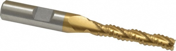 Roughing & Finishing End Mill: 1/4