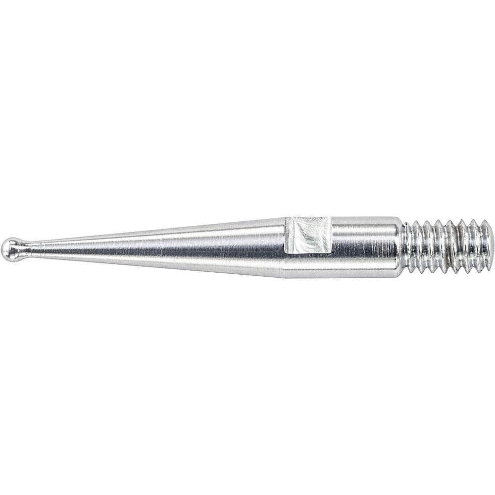 Test Indicator Ball Contact Point: 0.8 mm Ball Dia, 15.88 mm Contact Point Length, Steel
