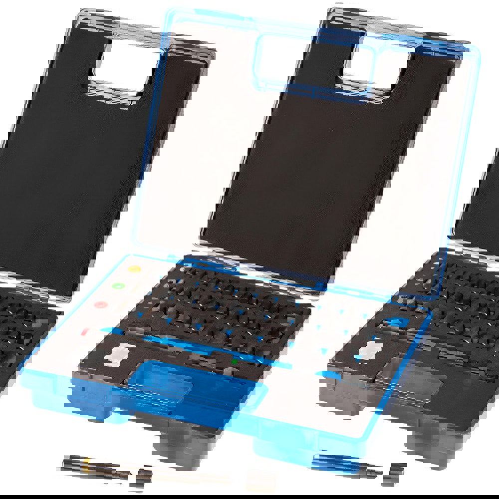 Punch Sets; Container Type: Plastic Case ; Maximum Punch Size (Decimal Inch): 1.0000 ; Includes: 3 Master punches; 33 Individually Sized Sleeves ; Number Of Pieces: 36