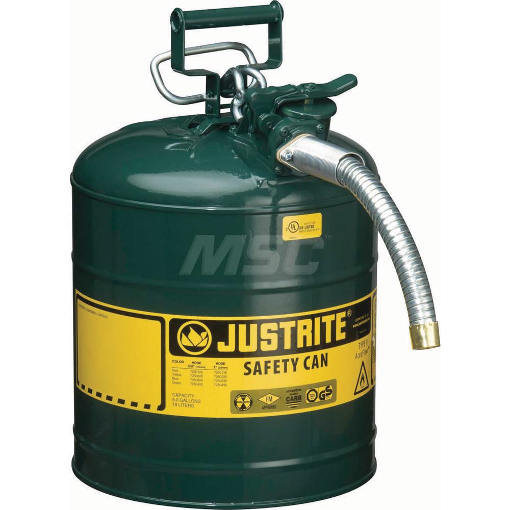 Safety Can: 5 gal, Steel