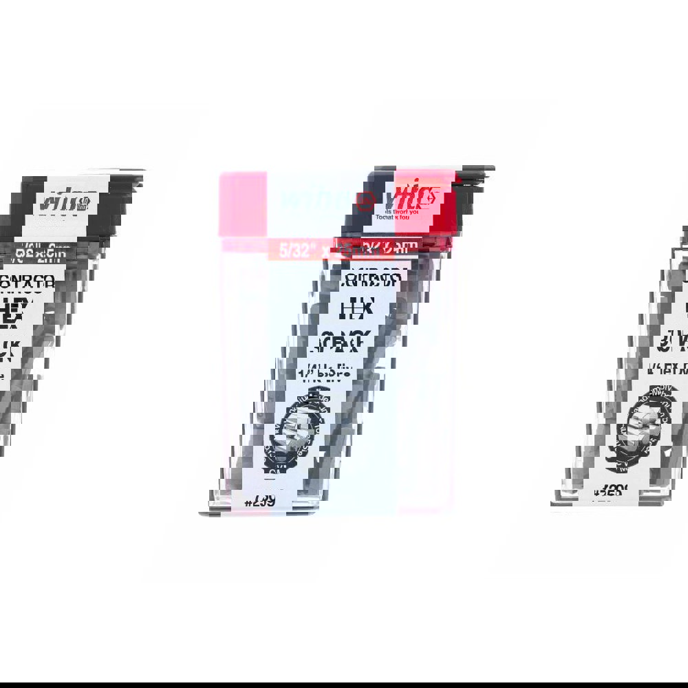 Hex Screwdriver Insert Bit: 1/4