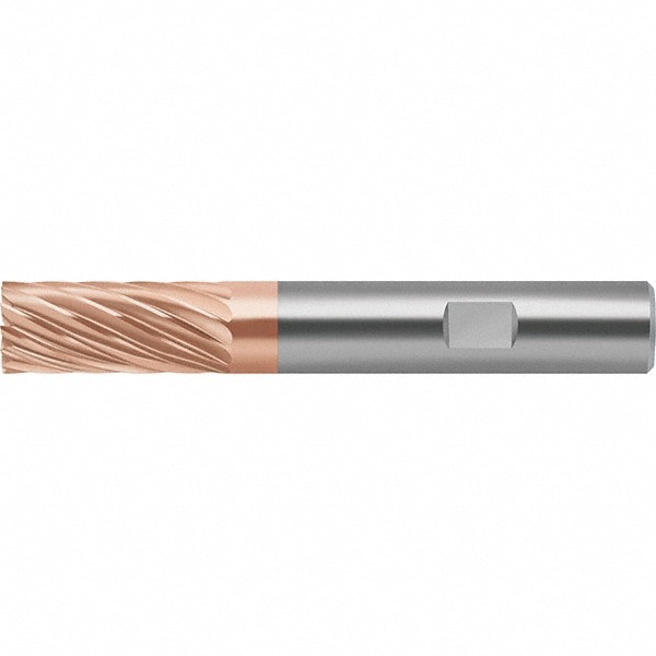 Square End Mill: 22mm LOC, 10mm Shank Dia, 72mm OAL, 10 Flutes, Solid Carbide