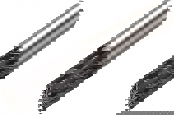 Square End Mill: 4.00 mm Dia, 12.00 mm LOC, 5 Flute, Solid Carbide