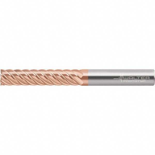 Square End Mill: 90mm LOC, 25mm Shank Dia, 153mm OAL, 8 Flutes, Solid Carbide