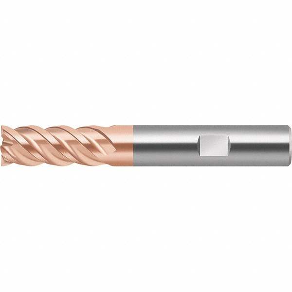 Square End Mill: 26mm LOC, 12mm Shank Dia, 83mm OAL, 4 Flutes, Solid Carbide