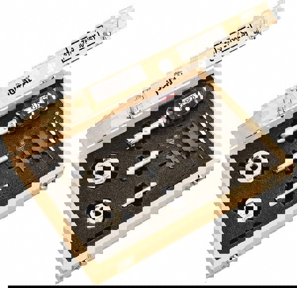 10 to 20mm, 62mm Gage Depth, 0.001mm Resolution, Friction Thimble, IP65 Electronic Inside Hole Micrometer Set