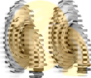 Supply Elbow in Vibrant Brushed Moderne Brass