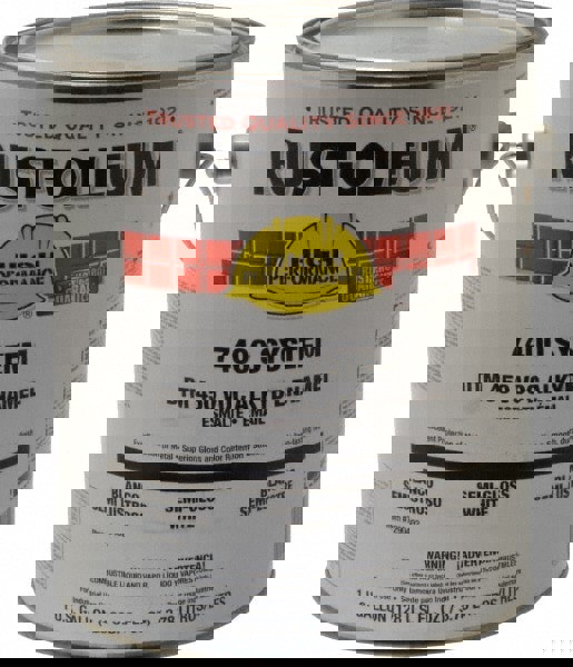 Industrial Enamel Paint: 10 gal, Semi-Gloss, White