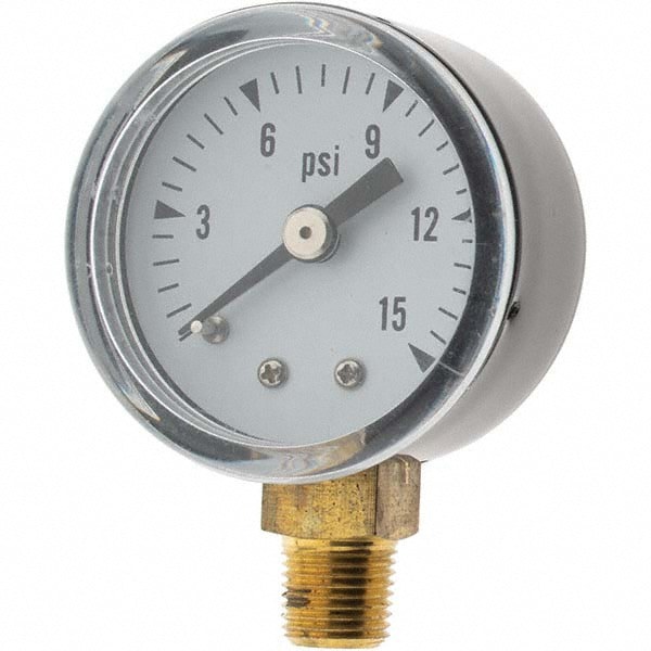 Pressure Gauge: 1-1/2