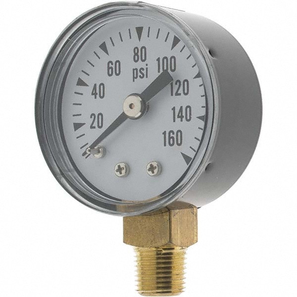 Pressure Gauge: 1-1/2
