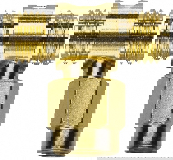 Coaxial Connectors; Connector Type: Jack x Plug x Jack Coupler ; Impedance (Ohms): 50 ; Body Orientation: Tee ; Finish: Gold ; Contact Material: Beryllium Copper; Brass ; Contact Plating: Gold