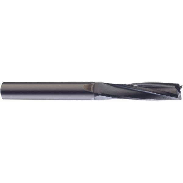 Square End Mill: 3/4'' Dia, 1-3/8'' LOC, 3/4'' Shank Dia, 4'' OAL, 4 Flutes, Solid Carbide