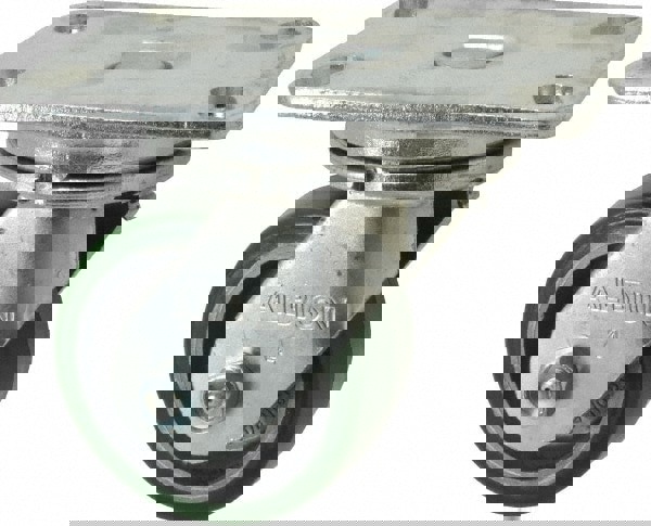 Swivel Top Plate Caster: Polyurethane, 4