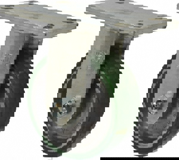 Rigid Top Plate Caster: Polyurethane, 5