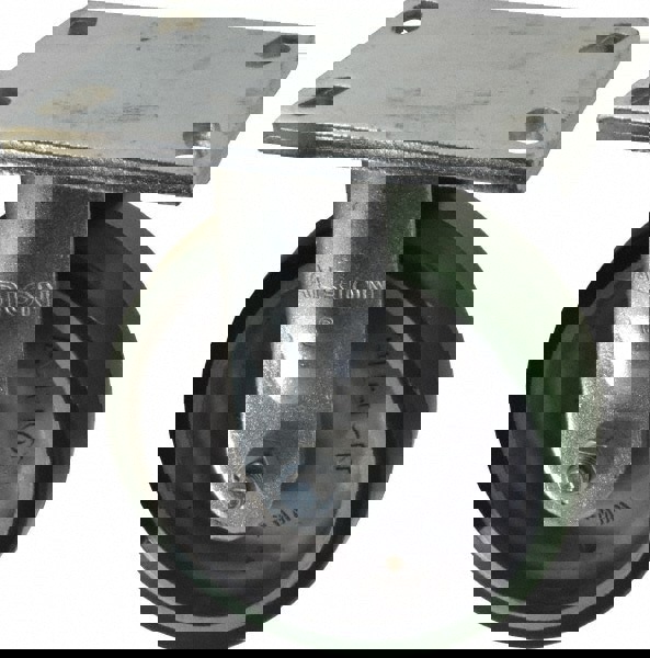 Rigid Top Plate Caster: Polyurethane, 6