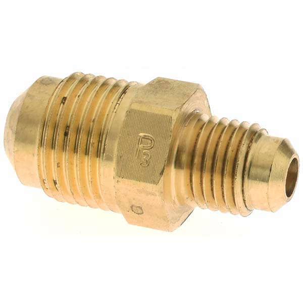 Brass Flared Tube Union: 3/8 x 1/4