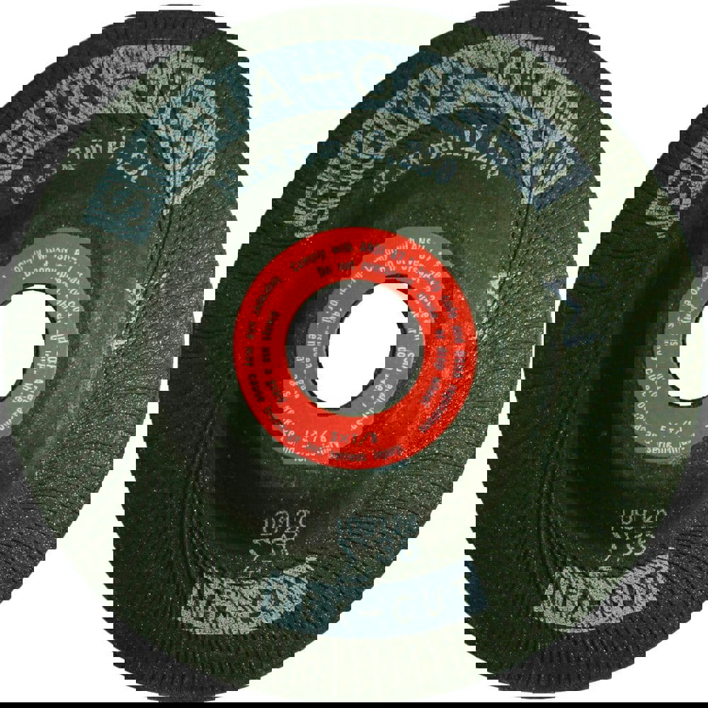 Depressed-Center Wheels; Wheel Diameter (Inch): 5 ; Wheel Thickness (Inch): 1/8 ; Hole Size: 7/8 (Inch); Wheel Type: Type 27 ; Abrasive Material: Aluminum Oxide; Zirconium ; Grit: 36