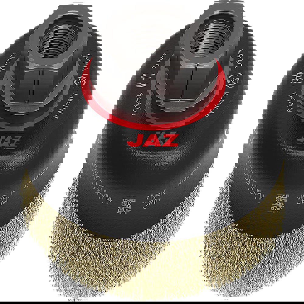 Cup Brushes; Brush Diameter (Decimal Inch): 3 ; Brush Type: Crimped ; Fill Material: Steel ; Arbor Type: Threaded Arbor ; Arbor Hole Thread Size: 5/8-11; M14x2.0 ; Grade: Medium