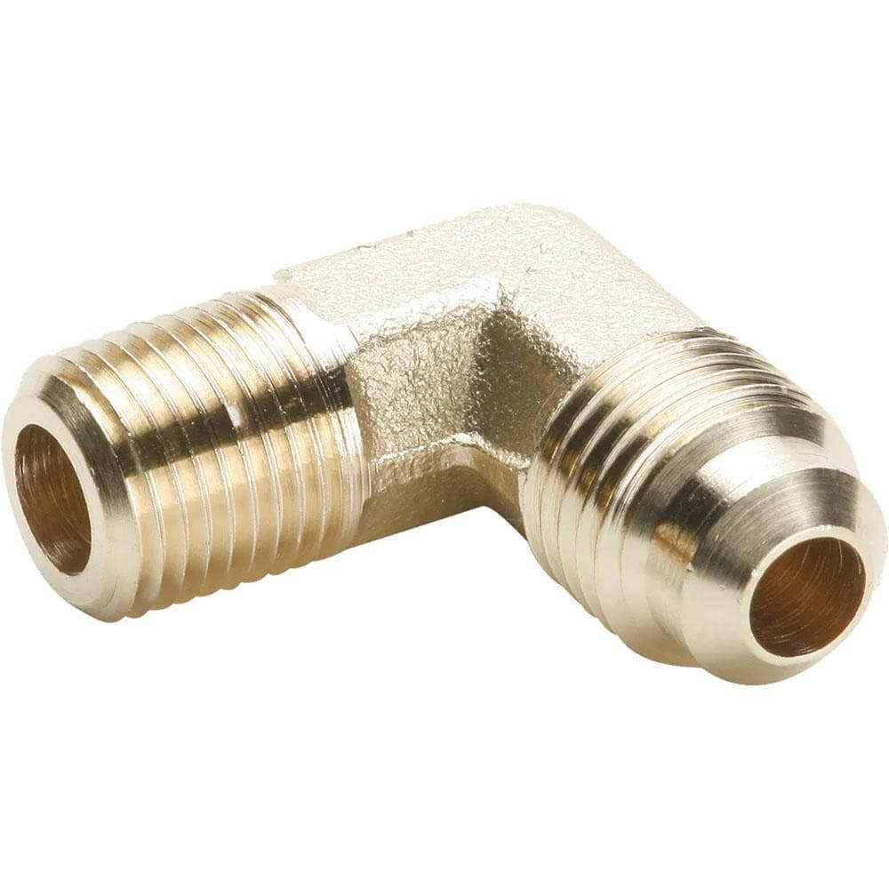 Brass Flared Tube Male Elbow: 5/16
