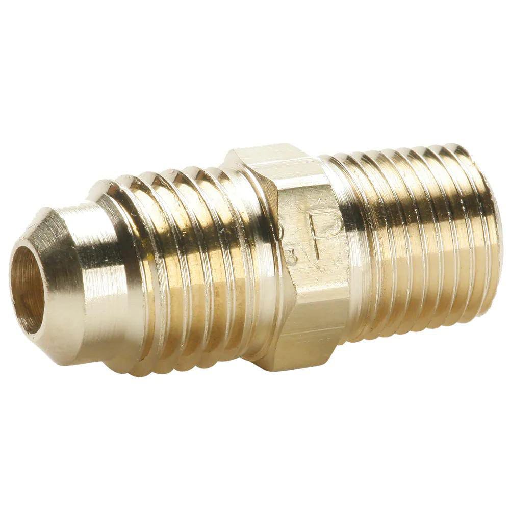 Brass Flared Tube Connector: 3/16