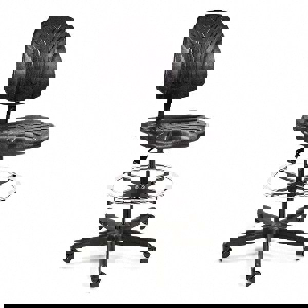 Task Chair: Polyurethane, Black