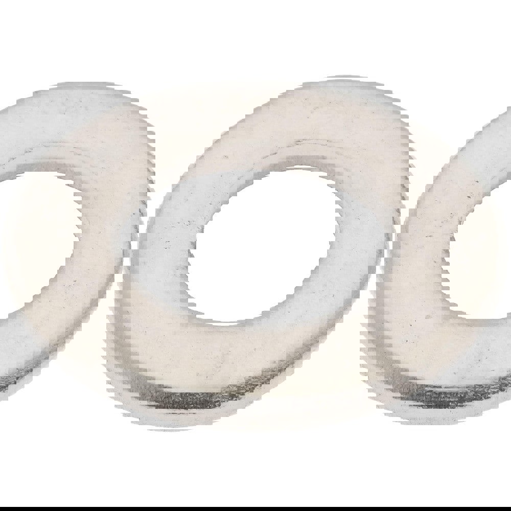 M8 Screw Standard Flat Washer: Grade 316 Stainless Steel, Plain Finish