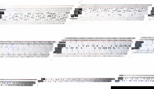 Steel Rule: Metric Graduation, 7/32