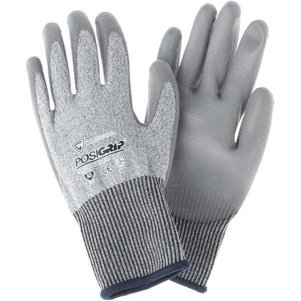 Cut, Puncture & Abrasion-Resistant Gloves: PiP 730TGU, ANSI Cut A3, ANSI Puncture 2, Polyurethane, PolyKor