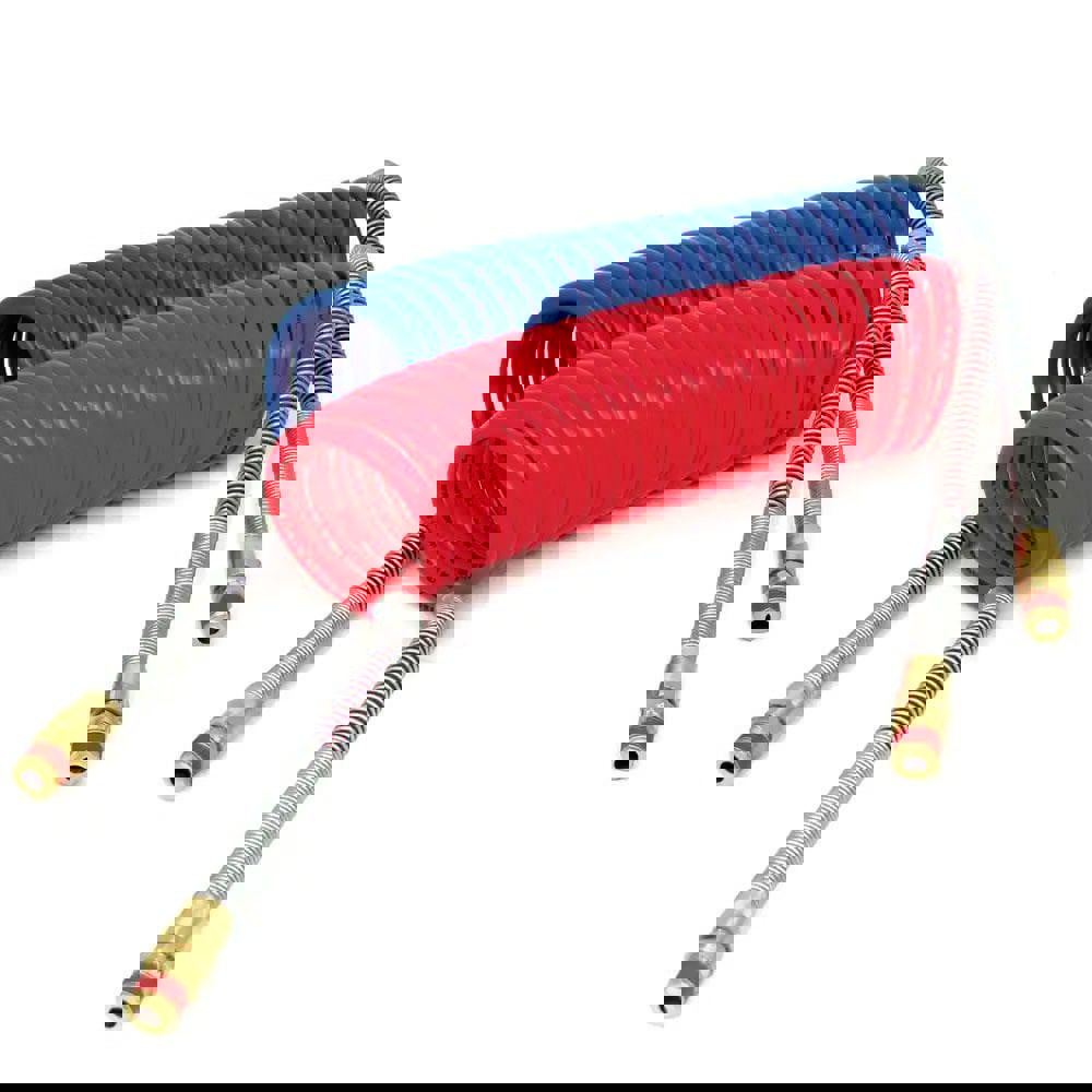 Coiled & Self Storing Hose: 3/8