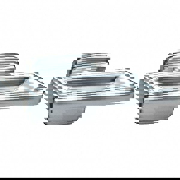 Soap Dishes; Material: Stainless Steel ; Overall Width: 2in ; Overall Depth: 4in