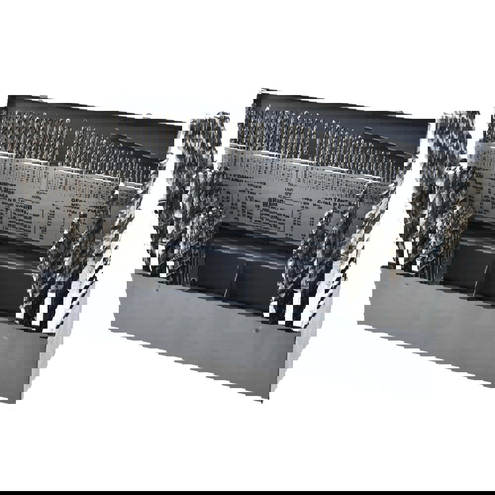 Drill Bit Set: Jobber Length Drill Bits, 0.04