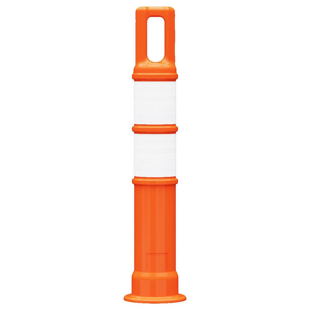 Traffic Barrels, Delineators & Posts; Reflective: Yes ; Base Needed: Yes ; Compliance: MASH Compliant; MUTCD Standards ; Collar Two Width (Inch): 4 ; Collar One Width (Inch): 4