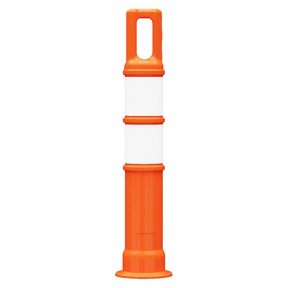 Traffic Barrels, Delineators & Posts; Reflective: Yes ; Base Needed: Yes ; Compliance: MASH Compliant; MUTCD Standards ; Collar Two Width (Inch): 4 ; Collar One Width (Inch): 4