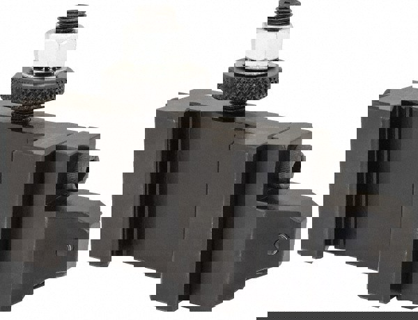 Lathe Tool Post Holder: Series AXA, Number 881, Threading Tool Holder with External On-Edge Cartridge