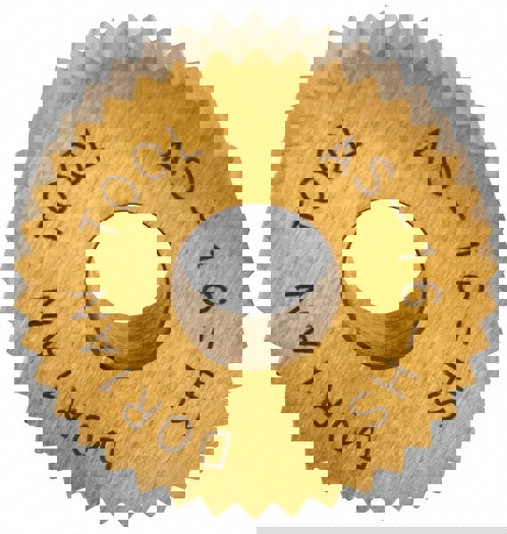 Standard Knurl Wheel: 3/4