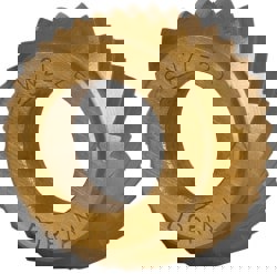 Standard Knurl Wheel: 1/2