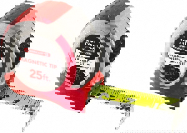 Tape Measure: 25' Long, 1-1/16