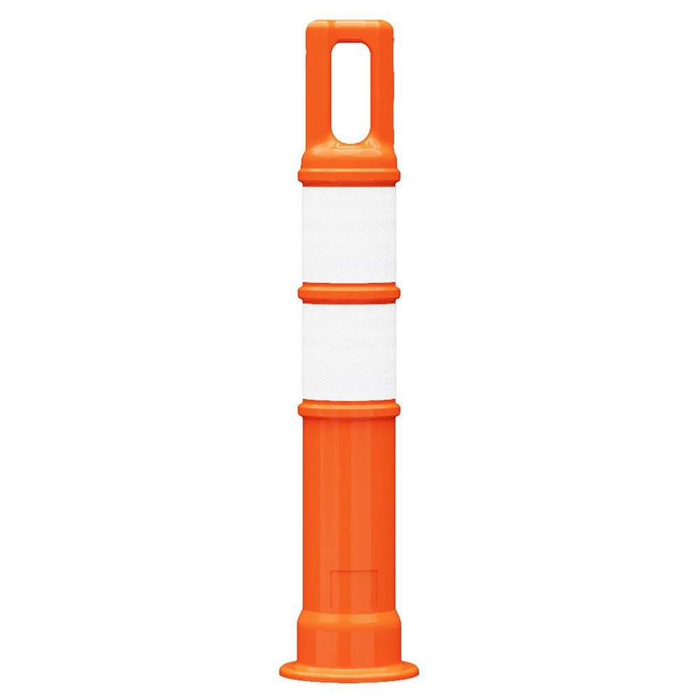 Traffic Barrels, Delineators & Posts; Reflective: Yes ; Base Needed: Yes ; Compliance: MASH Compliant; MUTCD Standards ; Collar Two Width (Inch): 3 ; Collar One Width (Inch): 3