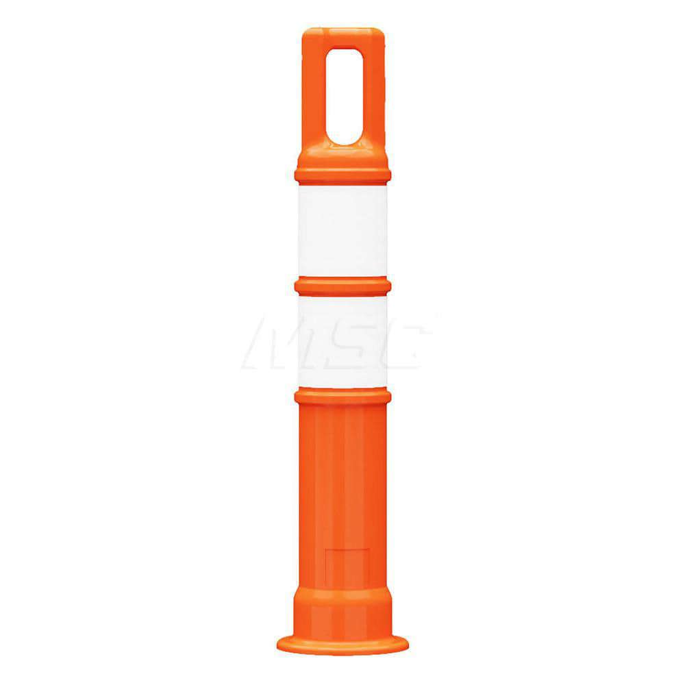Traffic Barrels, Delineators & Posts; Reflective: Yes ; Base Needed: Yes ; Compliance: MASH Compliant; MUTCD Standards ; Collar Two Width (Inch): 3 ; Collar One Width (Inch): 3