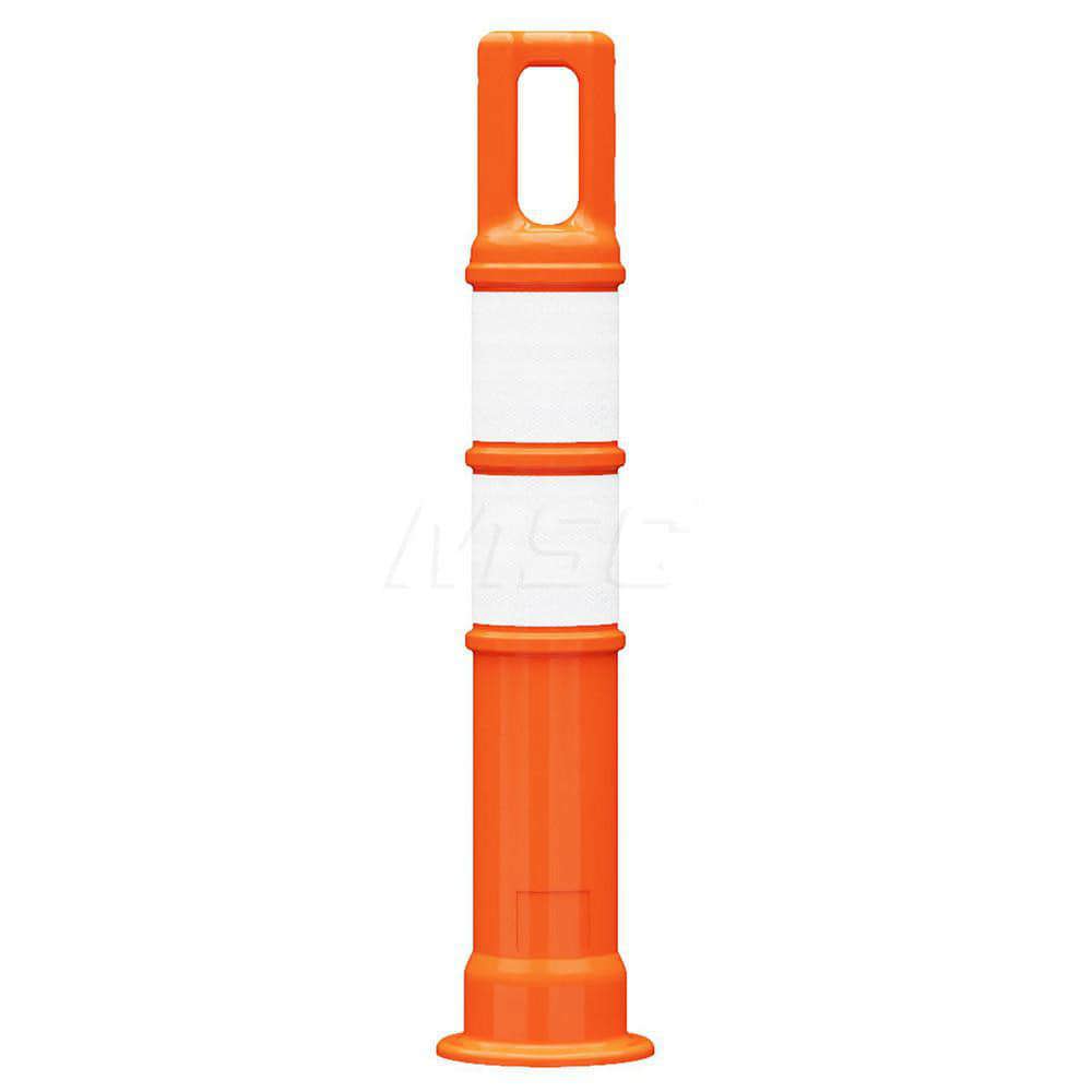 Traffic Barrels, Delineators & Posts; Reflective: Yes ; Base Needed: Yes ; Compliance: MASH Compliant; MUTCD Standards ; Collar Two Width (Inch): 4 ; Collar One Width (Inch): 4
