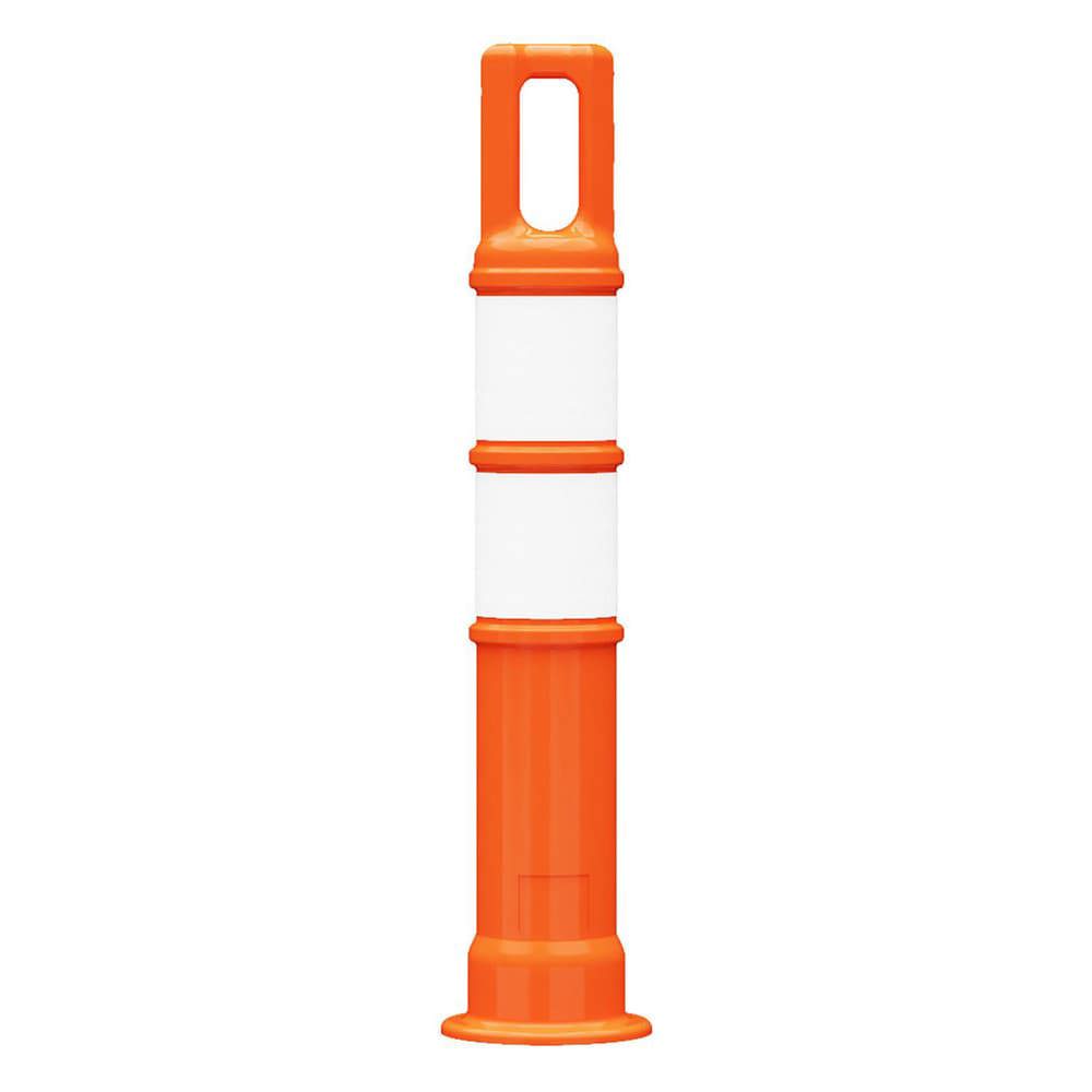 Traffic Barrels, Delineators & Posts; Reflective: Yes ; Base Needed: Yes ; Compliance: MASH Compliant; MUTCD Standards ; Collar Two Width (Inch): 4 ; Collar One Width (Inch): 4