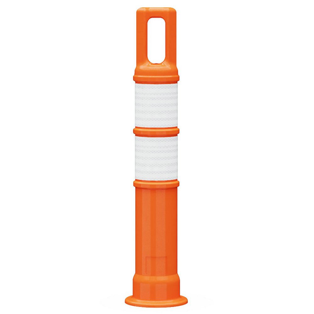 Traffic Barrels, Delineators & Posts; Reflective: Yes ; Base Needed: Yes ; Compliance: MASH Compliant; MUTCD Standards ; Collar Two Width (Inch): 4 ; Collar One Width (Inch): 4