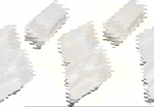 7350016646909, SKILCRAFT Clamshell Hinged Lid ToGo Food Containers, 3 Compartment, 8 x 8 x 3, White, Paper, 200/Box