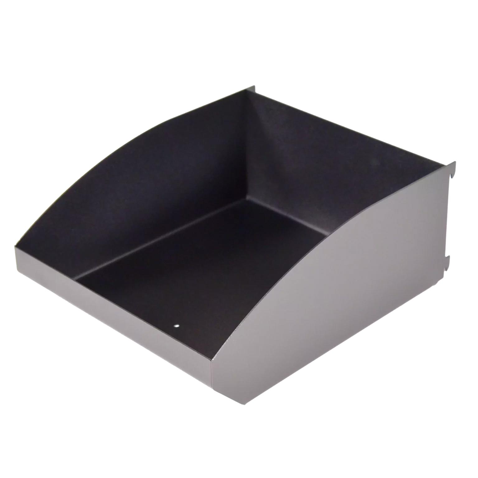 Peg Board Accessories; Type: Bin ; Material: Steel ; For Use With: Gridlok Metal Pegboard/Tool Board ; Overall Length: 12.00 ; Overall Width: 10 ; Includes: (2) 10 in W x 12 in L x 5 in H Gridlok Steel Bin