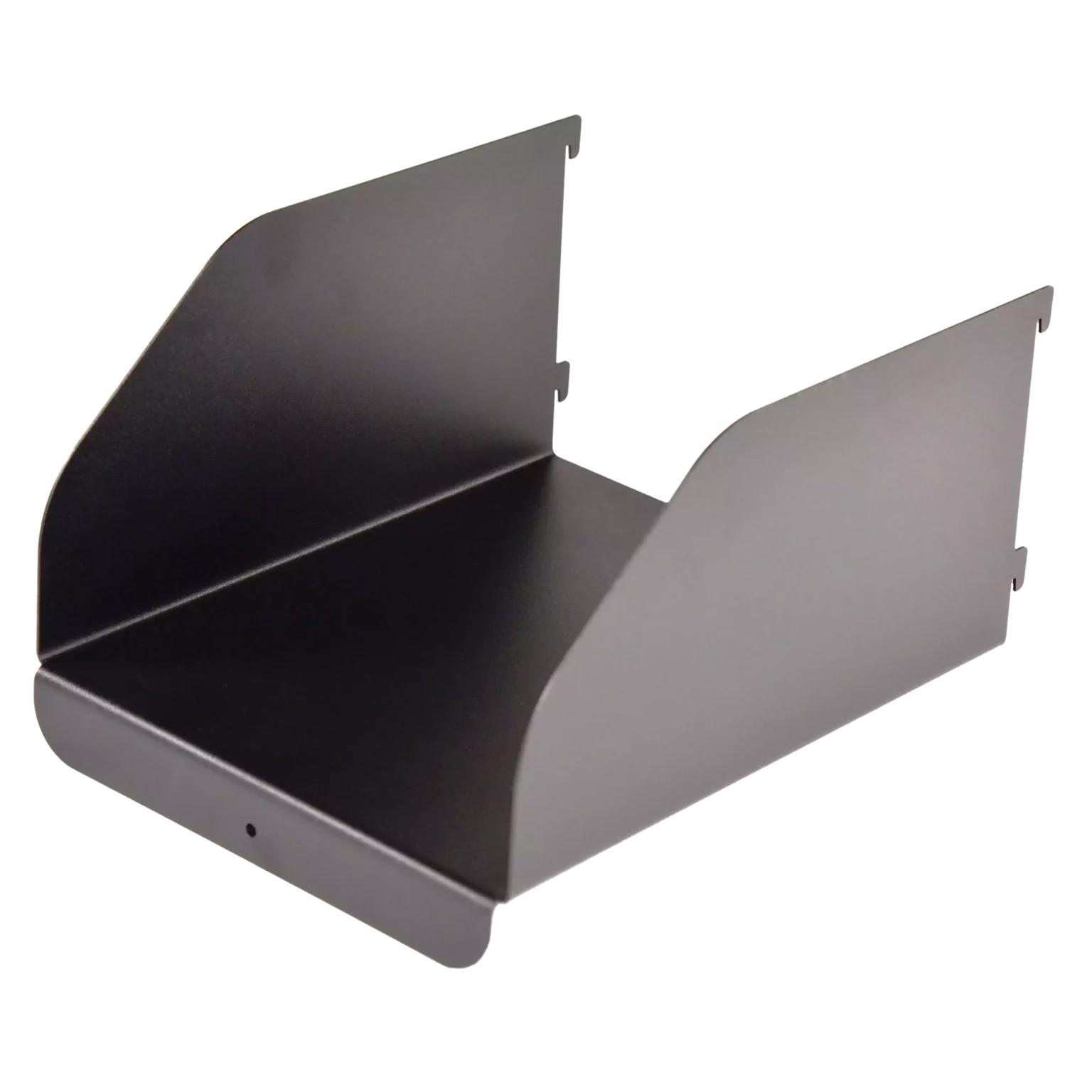 Peg Board Accessories; Type: Horizontal Paper Tray ; Material: Steel ; For Use With: Gridlok Metal Pegboard/Tool Board ; Overall Length: 11.00 ; Overall Width: 9 ; Includes: (2) 9 in W x 11 in L x 6 in H Gridlok Steel Horizontal Paper Tray